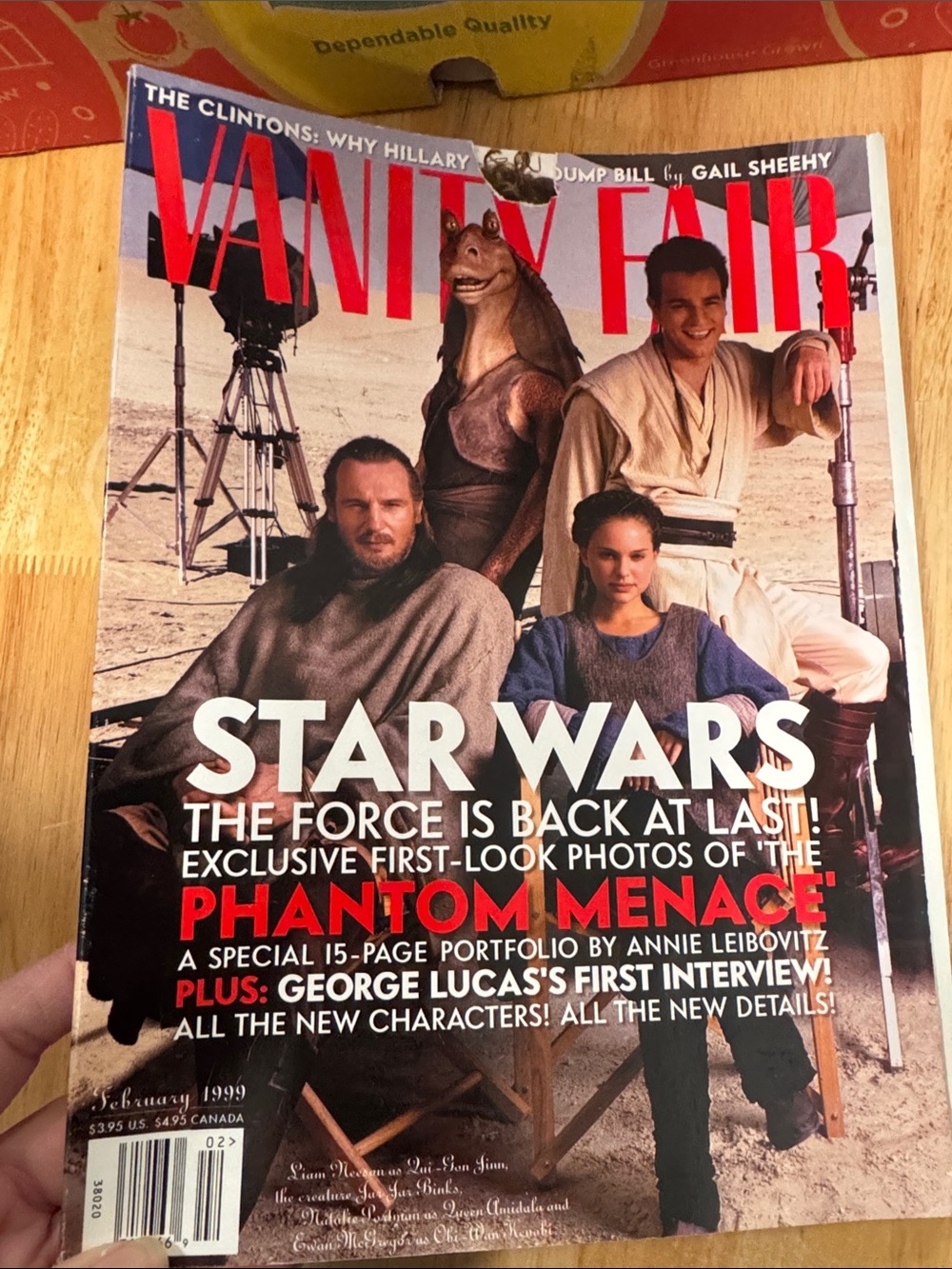 Vanity Fair Magazine Feb 1999 (Star Wars Phantom Menace) and Many Ads & Articles